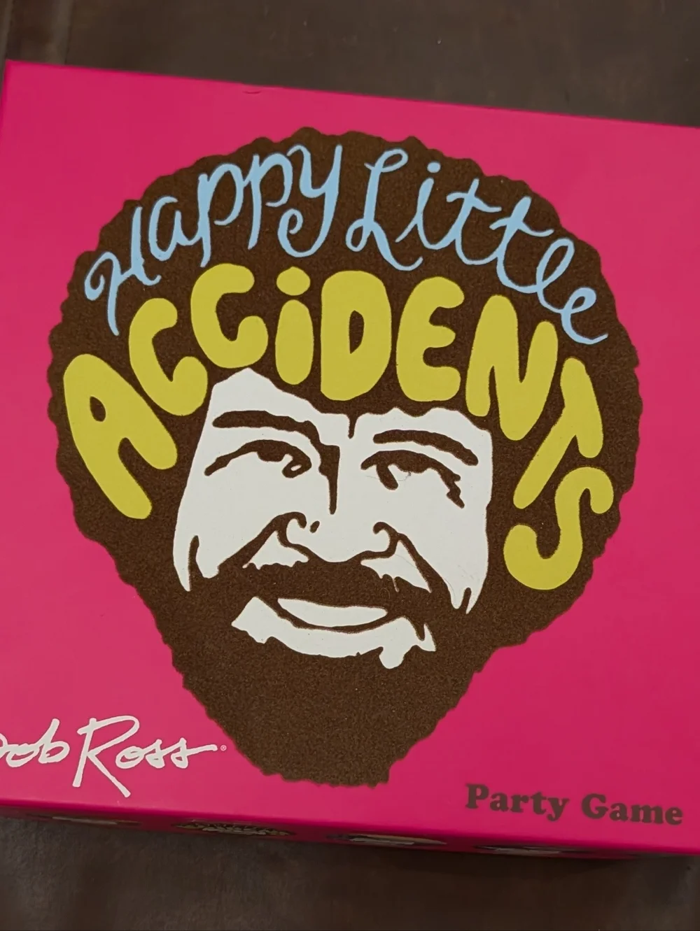 Bob Ross Happy Little Accidents Party Game - Picture 1 of 5